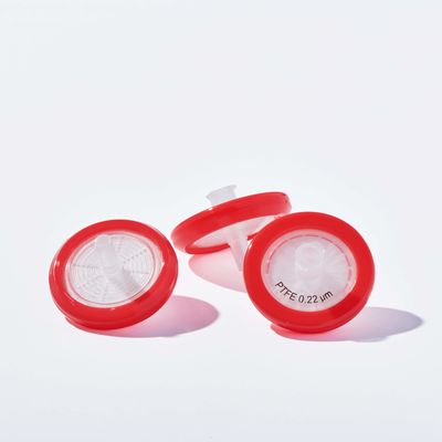 جودة  Non Sterile Hydrophilic Disc Filter HPLC Certified PTFE Syringe Filters 0.22 Micron مصنع