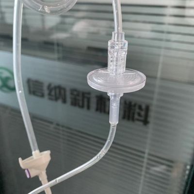 أغشية PP 0.22 ميكرون IV فلتر احتفاظ الجسيمات الكبيرة للاستخدام الطبي والمختبر